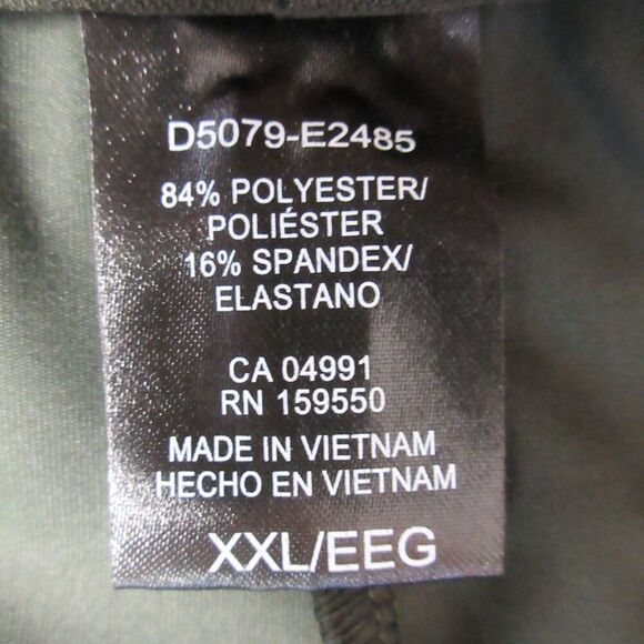 Hilary Radley Elastic Waist Pull On Stretchy Pants XXL Dark Olive Green 2XL NWT - Picture 6 of 10